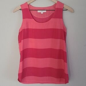 LOFT Pink Sleevless Top